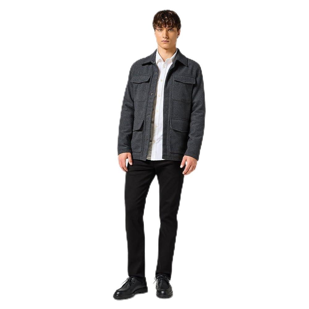 Wrangler Chaqueta de transición, Gris, S para Hombre