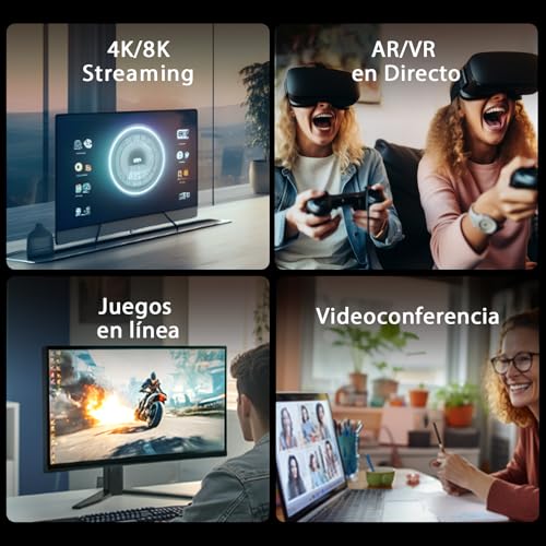 Tenda Router WiFi 7 BE5100 de Doble Banda, WiFi Mesh, 1 Puerto de 2,5 Gbps + 3 Puertos WAN/LAN Gigabit, 5 Antenas Verticales, Tecnología MLO, 4K-QAM, Gaming VR/AR, NFC, Compatible con VPN