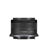 Canon Objetivo RF-S 18-45mm F4.5-6.3 IS STM, Lente Zoom Gran Angular, para Imagen y vídeo, Compacto y Ligero, Motor STM, Estabilizador óptico 4.4 Pasos, Montura RF Compatible con Sistema EOS R, Negro