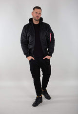ALPHA INDUSTRIES MA-1 ZH Back Print jackets 128113 285-black/reflective