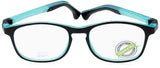 GAFAS NANO GLOW POWER UP 3.0 BICOLOR NEGRO MATE/AZUL GLOW, PARA 8-12 AÑOS, TALLA 48