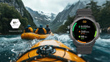 Hammer Watch 2 smartwatch, Pantalla AMOLED+ Gorilla Glass, GPS, 530 mAh, hasta 13 días de Funcionamiento, Modo Deportivo, Linterna integrada, Robusto, Apto para Uso en Exteriores