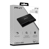 PNY CS900-2 TB - 2.5" Internos SSD - SATA 6Gb/s - 2.5" - Interno - 550 MB/s Lectura - 530 MB/s Escritura - 3D NAND