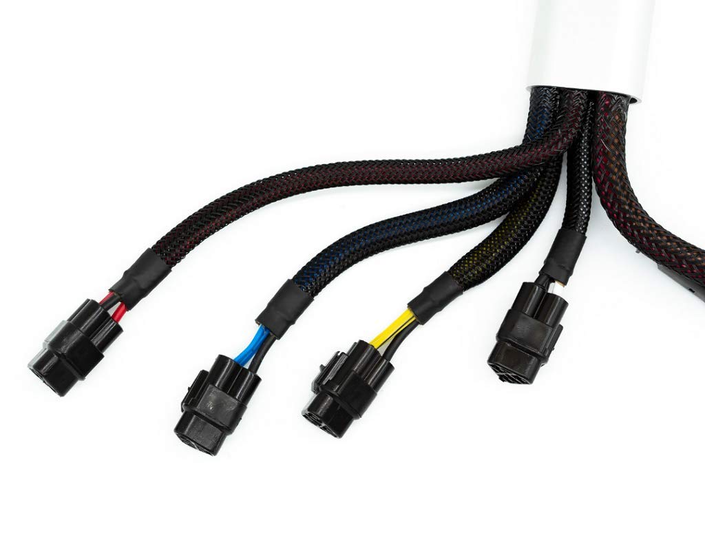 Unbekannt 2103139 para ezCAN para BMW R1200 1250 LC 80231 4 Canal Administrador de accesorios 76 mm x 30 mm x 16 mm con Micro USB A