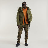 G-STAR Para Hombre G- Whistler Padded Hooded Parka 2.0, Verde (shadow olive D25347-D518-B230), L