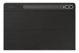 Samsung Funda para Galaxy Tab S10+, Tab S9+, Tab S9 FE+ con Teclado QWERTY y botón AI, Funda de una Sola Pieza, Color Negro