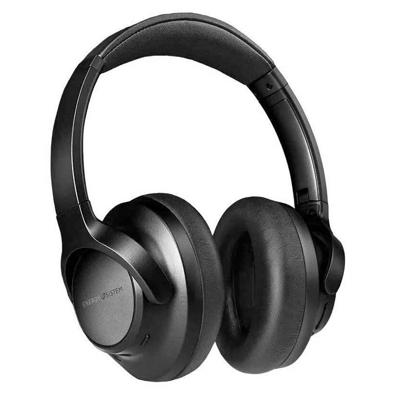 Energy Sistem Silent ANC - Auriculares con cancelación de Ruido (Hybrid ANC, Plástico Reciclado, Bluetooth 5.4, 100 Horas batería, Quick Charge)