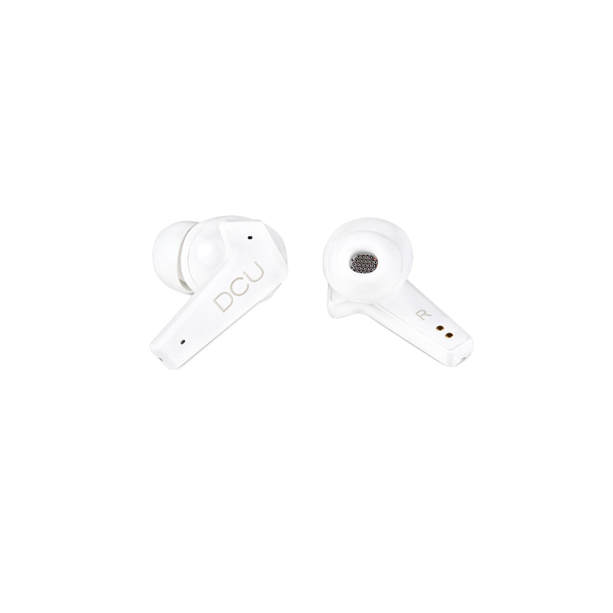 DCU TECNOLOGIC | Auriculares con Cancelación de Ruido Activa Feedforward | Auriculares Bluetooth 5.0/5.2 | Blanco