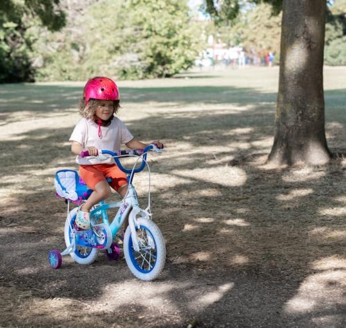 Huffy Bicicleta Pulgadas Disney Frozen Luxury, Bebés niñas, Azul Claro, 14 pollici