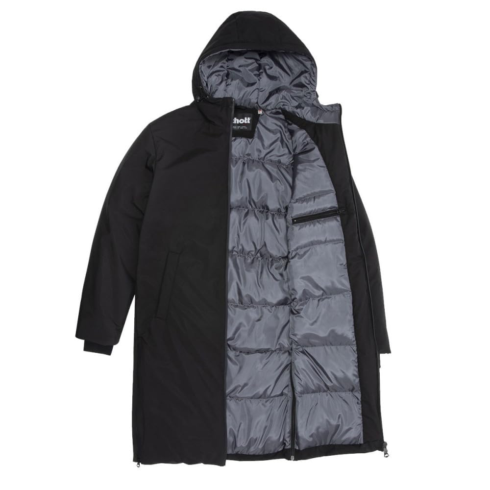 Schott NYC Fargo Manga Larga con Cremallera soldada, Negro, M Unisex Adulto