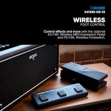 BOSS Katana-Air EX | Potente amplificador de sobremesa inalámbrico para guitarra, bajo, guitarra electroacústica y bajo electroacústico | Sonido estéreo con dos altavoces de cinco pulgadas