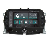 Autorradio de Ajuste Personalizado para Fiat 500 Android GPS Bluetooth WiFi Dab USB Pantalla táctil Full HD 7"
