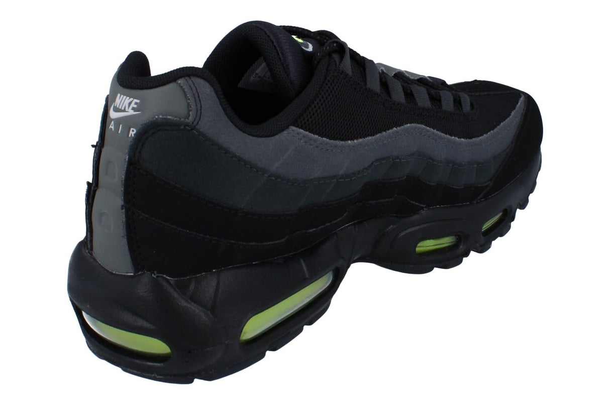 NIKE Air MAX 95, Sneaker Hombre, Black Lt Smoke Grey Volt Dk Smoke Grey, 44.5 EU