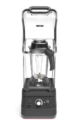 HENDI Batidora profesional con cubierta insonorizada, control manual, jarra de policarbonato resistente al calor y frío, velocidad variable, 230V, 1680W, 250x300x(H)540mm, ABS, acero inoxidable