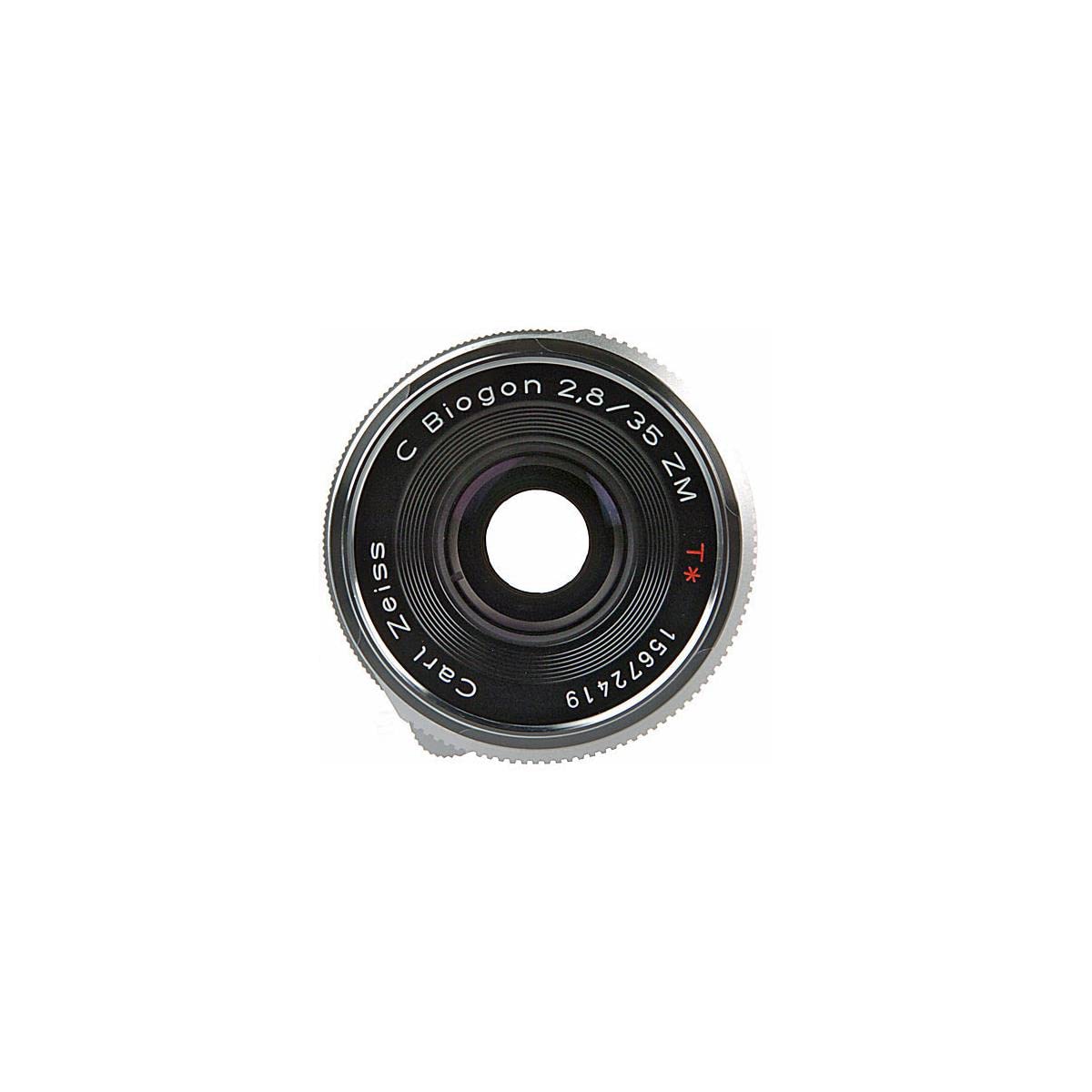 Carl Zeiss C Biogon T 2.8/35 ZM - Objetivo para Leica M (Diámetro: 52 mm), Plata