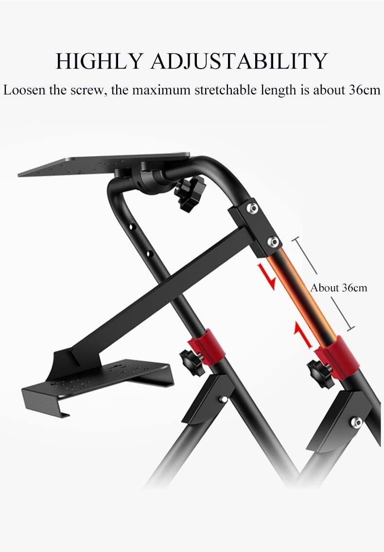 PXN Adjustable Gaming Wheel Stand A9 (Black)
