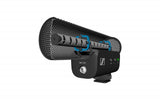 Sennheiser MKE 400 Micrófono Shotgun Direccional para Cámara con Conectores TRS y TRRS de 3,5mm para DSLR, Mirrorless y Móvil, 508898