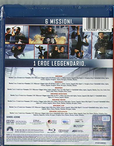 Mission Impossible 1-6 Collection (Blu-Ray) (7 Dischi) [Blu-ray]