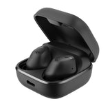 Sennheiser ACCENTUM True Wireless Auriculares - Sonido nítido con ANC híbrida, diseño ergonómico, 28 Horas de duración de batería, Interfaz táctil y Calidad de Llamada con Doble micrófono - Negro