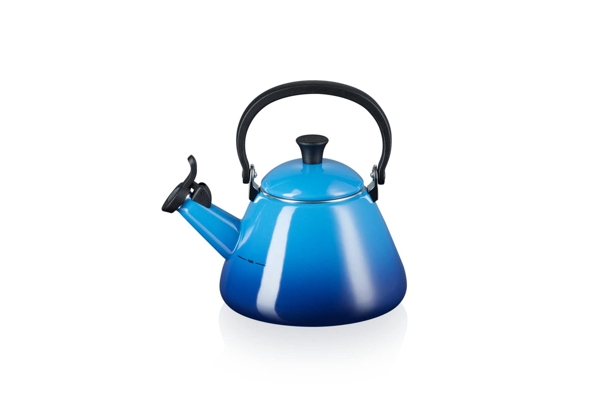 Le Creuset Tetera Kone, Acero esmaltado, 1, 6 L, Azure, 40101022200000