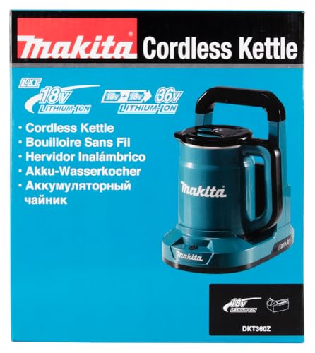 Makita DKT360Z Twin 18V (36V) Li-ion LXT Hervidor - Baterías y cargador no incluidos