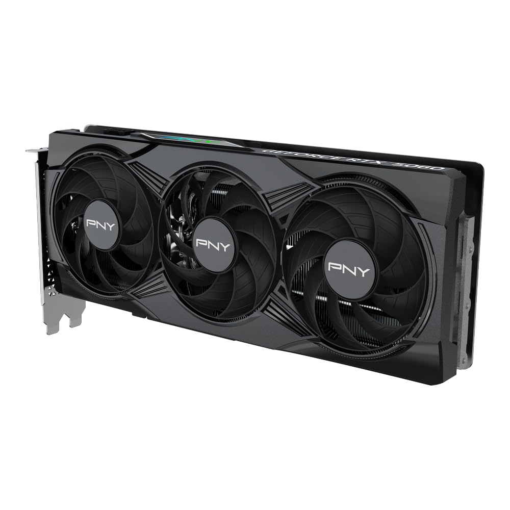 PNY Tarjeta Gráfica GEFORCE RTX™ 5060 8GB ARGB Overclocked Triple Fan DLSS 4
