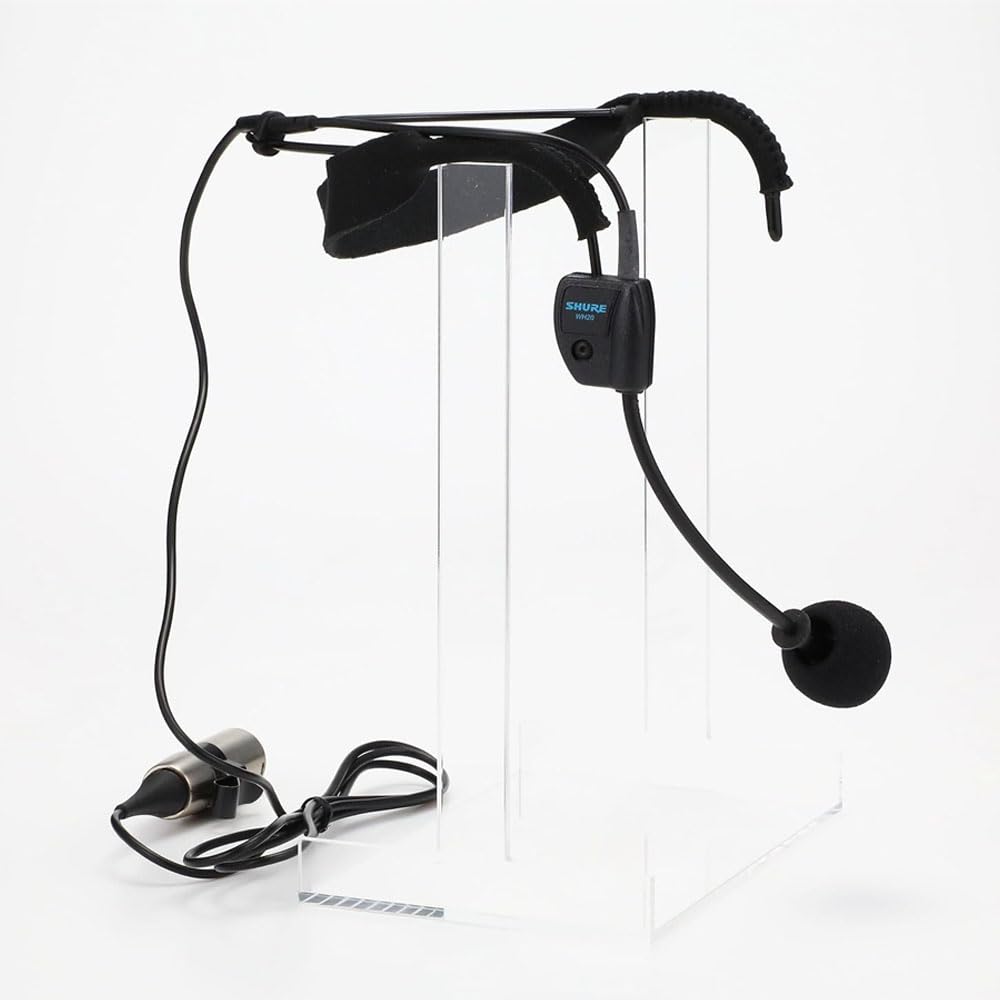 Shure WH20 Micrófono de auriculares dinámicos (cableado) - Ajuste resistente, ligero y seguro para usuarios activos de micrófono, instructores/músicos, conector XLR (WH20XLR)