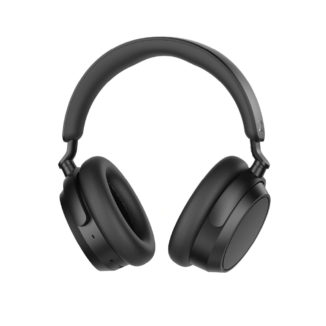 Sennheiser ACCENTUM Plus Wireless Auriculares con Bluetooth - Audio función de Carga rápida, autonomía de 50 Horas y cancelación de Ruido Activa híbrida adaptativa - Negro