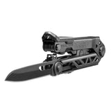 Gerber Multiherramienta con clip para cinturón, transmisión central, apertura con una sola mano, 14 funciones y funda de nylon (compatible con Molle), Negro, 30-001425