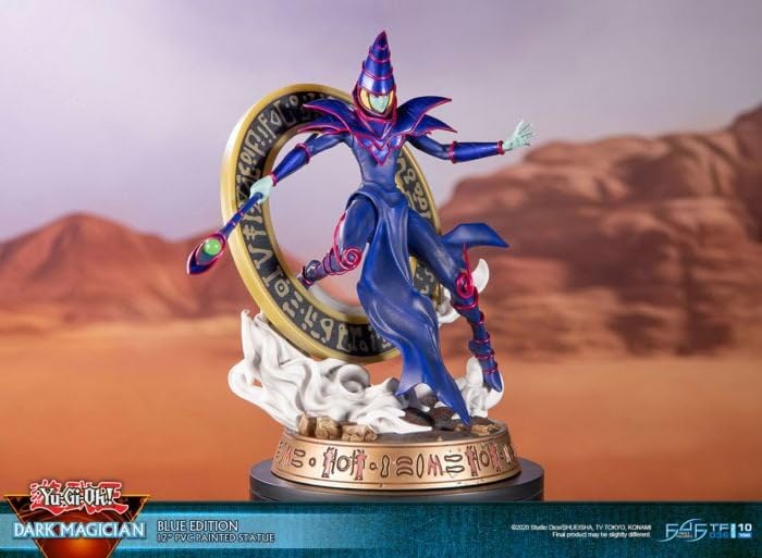 First4Figures F4F Yu-Gi-Oh! - Dark Magician Blue Variant PVC Statue (29cm) (YGODMBS)