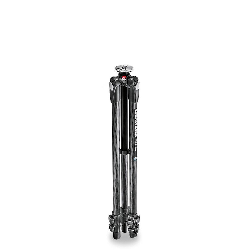 Manfrotto 290 Xtra - Trípode de 3 secciones, Carbono