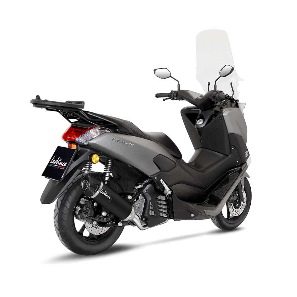 SBK NERO 1/1 YAMAHA NMAX 125/155 INOX con catalizador