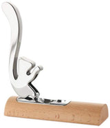 Alessi AB13 Scoiattolo - Cascanueces de Design, en Acero Inoxidable 18/10 y Madera