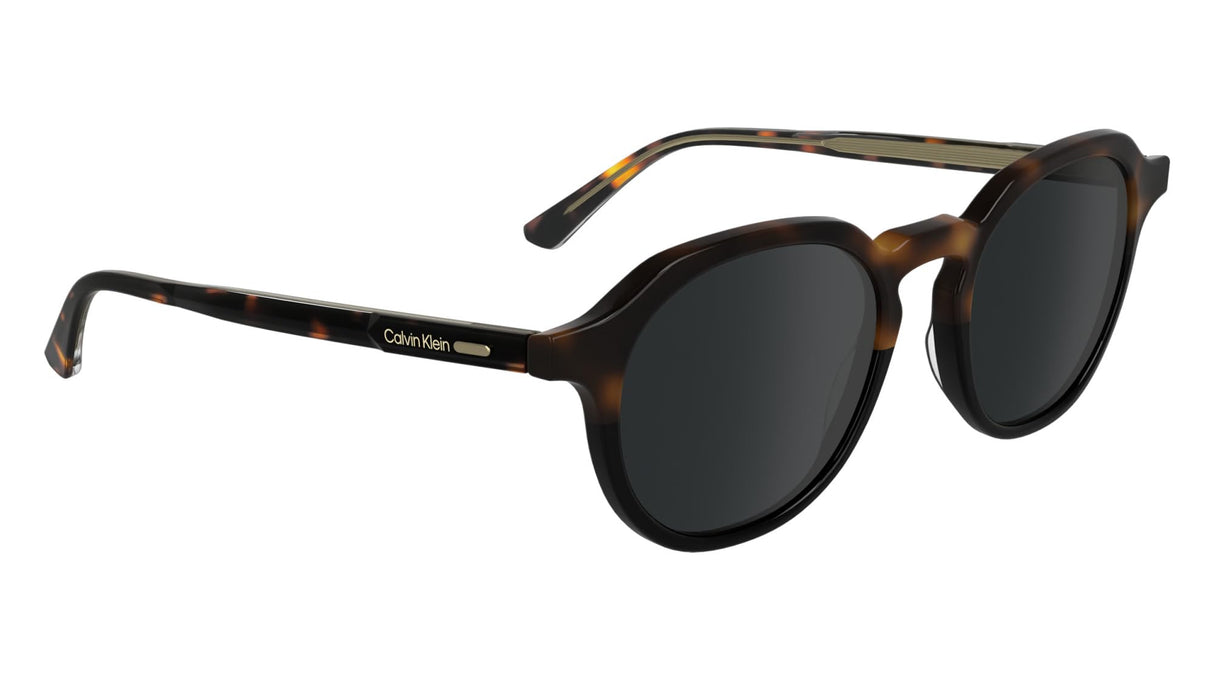 Calvin Klein Unisex Adult Sunglasses CK24538S - Havana/Black with Solid Grey Lens