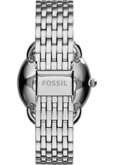 Fossil Reloj para mujer Tailor, movimiento de cuarzo multifunción, caja de acero plateado de 35 mm con correa de acero, ES3712