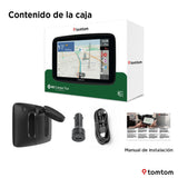 Tomtom GPS GO Camper Tour 2ª generación para Autocaravana y Caravana, Pantalla de 6" con PI para Autocaravana y Caravana, Actualización Wi-FI,Tráfico TomTom, Alertas de Zonas de peligro. Mapas Europa