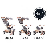 Smoby- Triciclo Mickey Mouse- Baby Balade Plus, Evolutivo (7600741402)