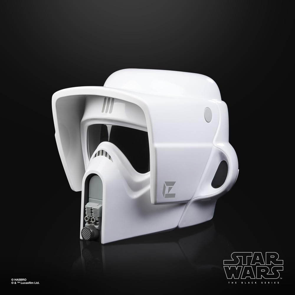 Star Wars The Black Series - Casco electrónico premium de soldado explorador Retorno del Jedi - Artículo para juego de rol de adultos
