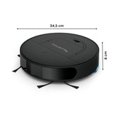 Rowenta X-Plorer Serie 130 AI - Robot aspirador 4 en 1 con función de limpieza, láser + sistema de navegación por cámara, 4 modos de limpieza, 120 min de autonomía, 3 horas de carga, depósito de polvo