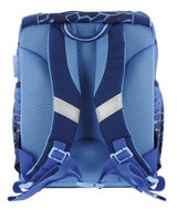 Herlitz Mochila escolar UltraLight Plus Blue Shark rellena, 1 unidad, multicolor, 36 x 28 x 21 cm, Casual