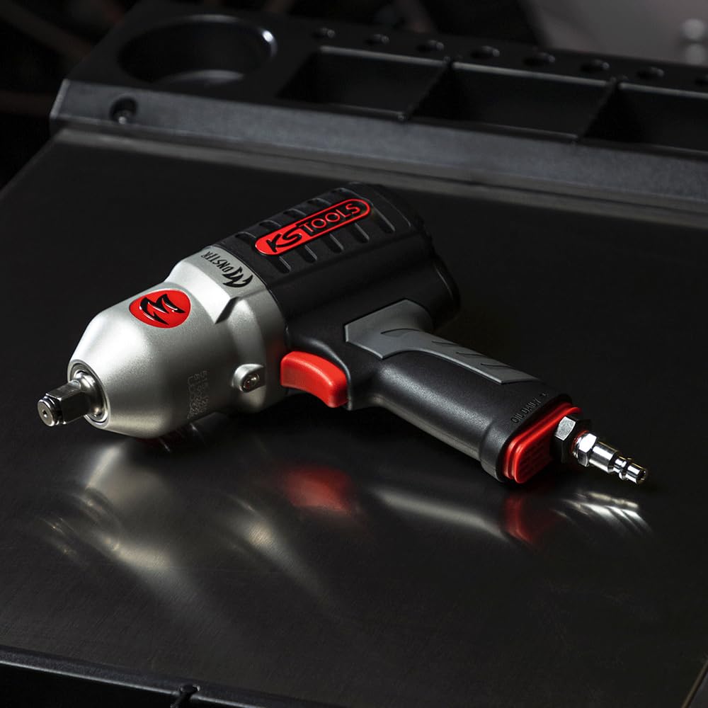 KS Tools 515.1210 Atornillador de impacto neumático de alta potencia de 1/2" MONSTER, 1690 Nm