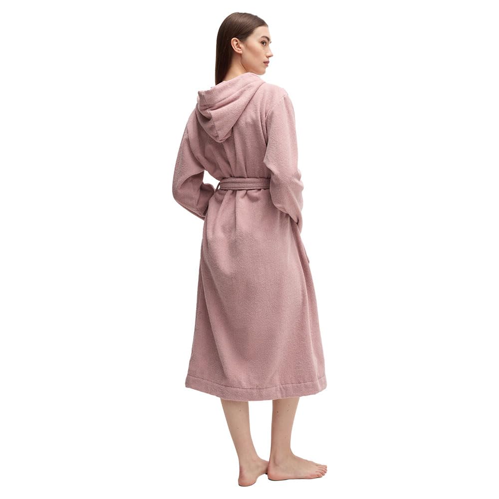 HUGO Terry_Hooded Gown Bata, Light/Pastel Pink683, L para Mujer