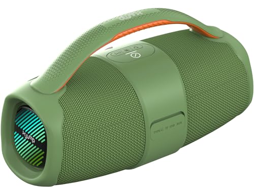 X JUMP XJ 120 Altavoz Inalámbrico Portátil Amplificado 40W, Alto Rendimiento, Función TWS, USB, AUX-IN, Micrófono Incorporado, Altavoz Inalámbrico Resistente al Agua IPX5, Gris