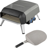 Tefal Pizza Pronto, Horno de pizza para exterior, Funciona con gas, piedra giratoria de 360° para cocción uniforme, aplicación gratuita, JM412010