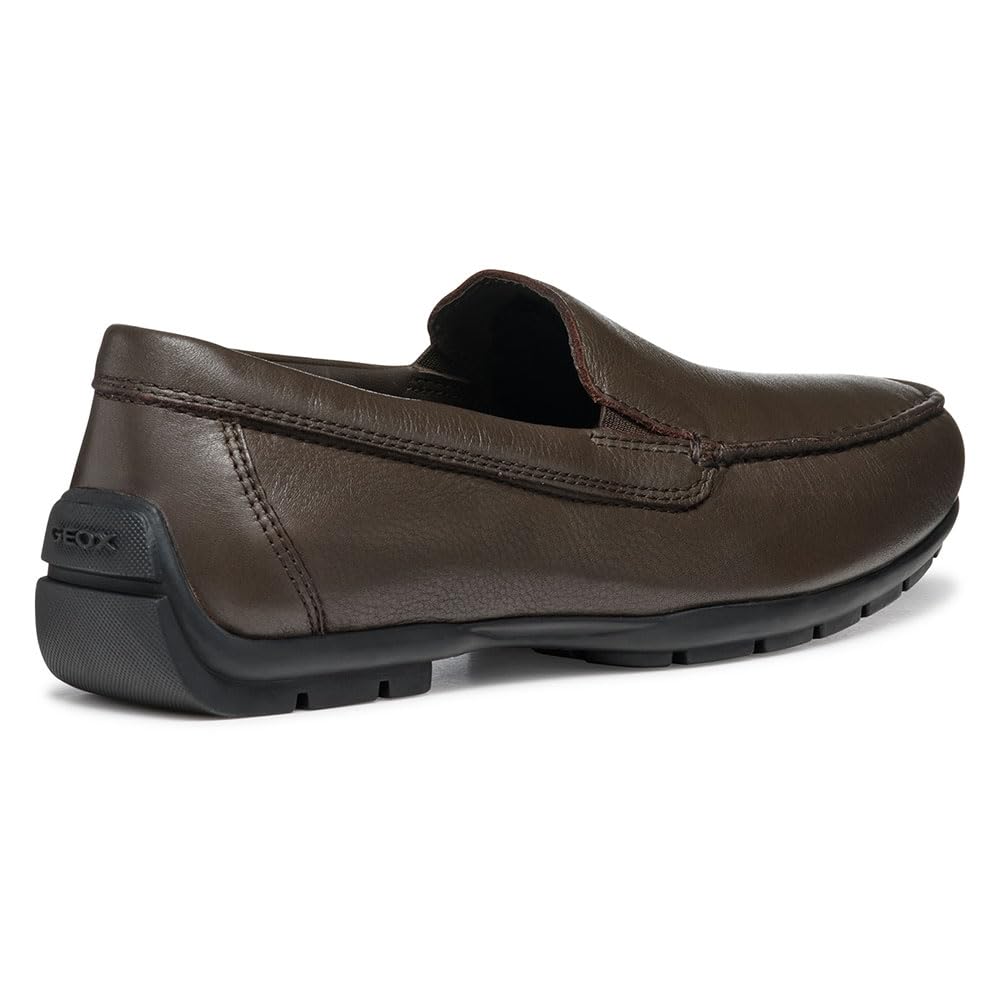 Geox U Moner W 2FIT A, Mocasín Hombre, Coffee, 41 EU