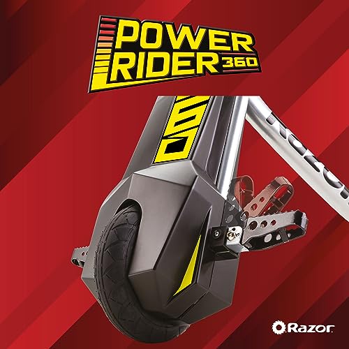 Razor Powerrider 360 Vehículo Eléctrico, Niños, Amarillo, Talla Única