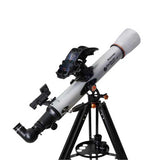 Celestron 22450 StarSense Explorer LT 70AZ: telescopio refractor, longitud de tubo de 32 pulg (81,3 cm), relación focal f/10, plata/negro