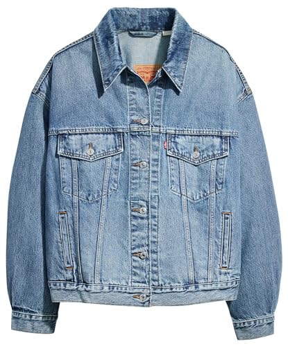 Levi's Chaqueta Sherpa Trucker para mujer talla grande 90s, Cabezas de gimnasia Plus, XL
