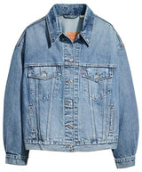 Levi's Chaqueta Sherpa Trucker para mujer talla grande 90s, Cabezas de gimnasia Plus, XL