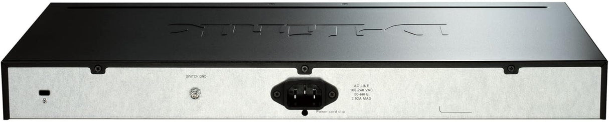 D-Link DGS-1510-28P/E, 28-Puertos Layer 2/3 Smart Managed Gigabit Stack Switch (24x 10/100/1000 Mbit/s PoE Puertos, 2X SFP, 2X 10G SFP+) - Cordon d'alimentation UE uniquement